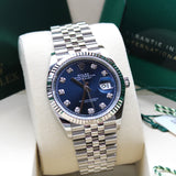 Rolex Datejust 36 Blue Diamond - 126234 - LC100 10/2025 - New and unworn- Full Set