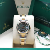 Rolex Datejust 31 Steel Gold Olive Diamond - 278243 - 09/2025 - New and unworn - 19% VAT - Full Set