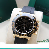 Rolex Daytona Oysterflex Yellow Gold Black - 116518LN - LC100 12/2022 - new and unworn - First purchase invoice - Full Set
