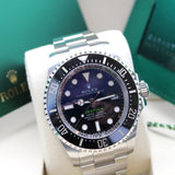 Rolex Deepsea Blue James Cameron - 136660 - LC100 09/2025 - New and unworn - Full Set