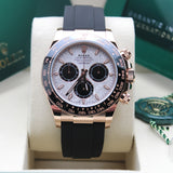 Rolex Daytona Oysterflex Everose Meteorite - 126515LN - 08/2026 - New/Unworn - Original Sales Receipt - Full Set