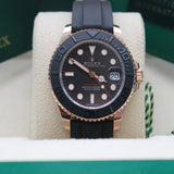 Rolex Yacht Master 37 Oysterflex Rosegold  - 268655 - 02/2025 - Neu und Ungetragen - Full Set
