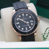 Rolex Yacht Master 37 Oysterflex Rosegold  - 268655 - 02/2025 - Neu und Ungetragen - Full Set