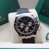 Rolex Daytona Oysterflex Everose Schwarz - 116515LN - LC100 06/2023 - Neu und Ungetragen - Full Set