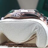 Rolex Day Date Everose Sundust Baguette - 228235 - 12/2024 - New and unworn - Full Set