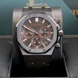 Audemars Piguet Royal Oak 41 Chrono Black Ceramic - 26240CE.OO.1225CE.02 -2025 - New and unworn - First purchase invoice - Full Set