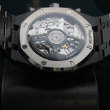 Audemars Piguet Royal Oak 41 Chrono Black Ceramic - 26240CE.OO.1225CE.02 -2025 - New and unworn - First purchase invoice - Full Set