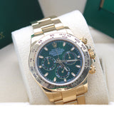 Rolex Daytona Yellow Gold Green "John Mayer" - 116508 - LC170 02/2017 - Mint - Full Set