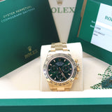Rolex Daytona Yellow Gold Green "John Mayer" - 116508 - LC170 02/2017 - Mint - Full Set