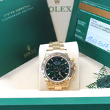 Rolex Daytona Yellow Gold Green "John Mayer" - 116508 - LC170 02/2017 - Mint - Full Set