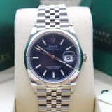 Rolex Datejust 36 Blue 126200 - LC100 02/2026 - New and unworn - Full Set
