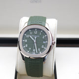 Patek Philippe Aquanaut White Gold Green - 5168g-010 - 03/2026 Germany - New and unworn - Full Set