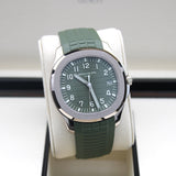 Patek Philippe Aquanaut White Gold Green - 5168g-010 - 03/2026 Germany - New and unworn - Full Set